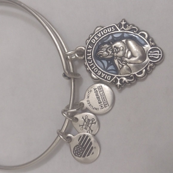 Alex and Ani Jewelry - Alex and Ani Disney Parks Diabolically Devious Ursula Rare Silver Charm Bracelet